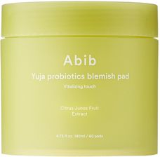 Abib Yuja Probiotics Blemish Pad Vitalizing Touch Rozświetlające Płatki Do Twarzy 140 ml