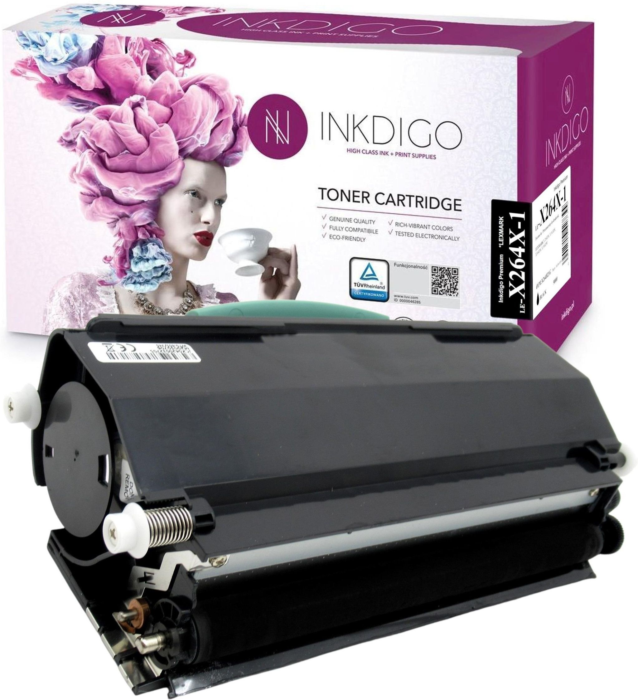 Inkdigo XXL do Lexmark X264dn X363dn X364dn X364dw