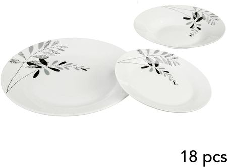 5Five Simply Smart Komplet Talerzy Dla 6 Osób Porcelana 18 El. (154271)