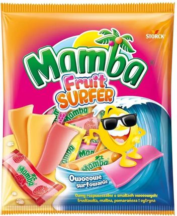 Mamba Fruit Surfer Gumy rozpuszczalne o smakach owocowych 140 g