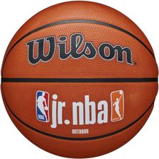 Zdjęcie Wilson Jr Nba Fam Logo Authentic Outdoor Ball Rozmiar 6 Czarny Pomarańczowy - Prudnik
