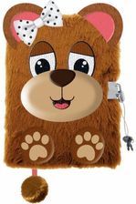 Zdjęcie St-Majewski Pamiętnik Z Kłódką 3D Włochacz A5 96K Bear - Nałęczów