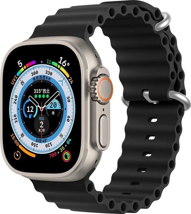 DUXDUCIS Pasek Dux Ducis Strap Apple Watch 4/5/6/7/8/SE 44/45mm czarny (OceanWave Version)