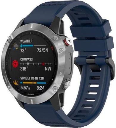Silikonowy pasek Fixed Silicone Strap 26mm do smartwatcha, granatowy