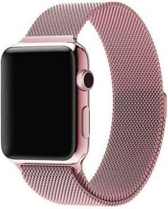 Opaska Pasek Bransoleta Milaneseband Apple Watch 1/2/3/4/5/6/7/8/Se 38/40/41Mm Różowa
