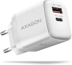 AXAGON ACU-PQ30W Ładowarka sieciowa PD & QC 30W, QC3.0,4.0/AFC/FCP/PPS/Apple Biała