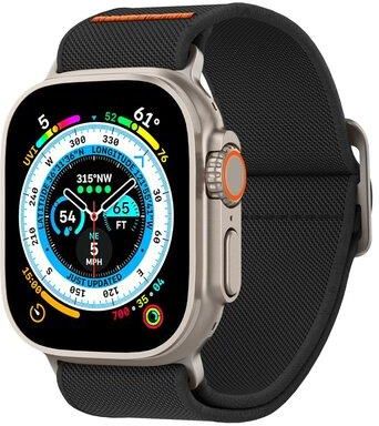 Spigen Pasek Fit Lite Ultra Do Apple Watch 3/4/5/6/7/8/Se/Ultra (42/44/45/49mm) Czarny