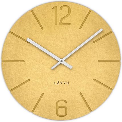 Lavvu Żółty Zegar Ścienny Natur 34Cm (701693)