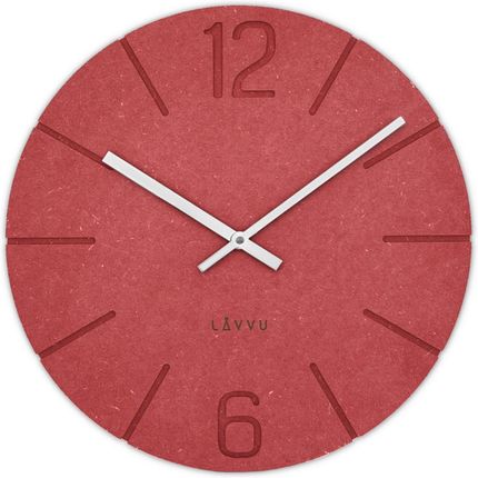 Lavvu Czerwony Zegar Ścienny Natur 34Cm (701695)