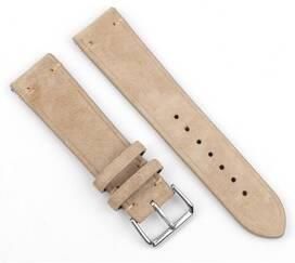Pasek wymienny RhinoTech univerzální Genuine Suede Leather Quick Release 22mm (RTPS-012-BE) Beżowy
