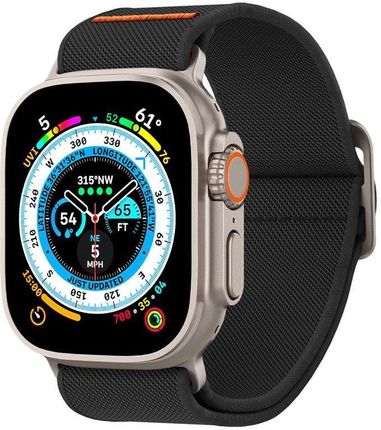 Spigen Fit Lite Ultra Pasek do Apple Watch 42/44/45/49 mm (Czarny) 