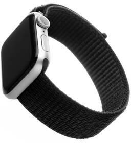 Pasek wymienny FIXED Nylon Strap na Apple Watch 42/44/45/49 mm (FIXNST-434-BK) Czarny