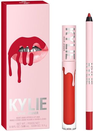 Kylie Cosmetics Velvet Lip Kit Zestaw Do Makijażu Ust 4.25G 405 Red