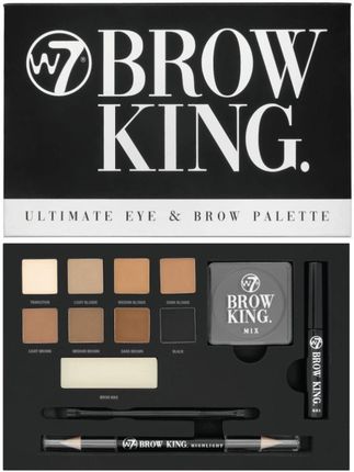 W7 Brow King Ultimate Eye And Brow Palette Paleta Do Makijażu Brwi I Oczu 10 G