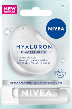 Nivea Hyaluron Moisture Plus Balsam Do Ust Transparent 5.2g