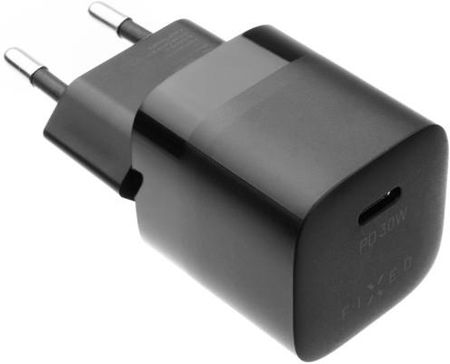 Fixed Mini PD Travel Charger, USB-C, 30 W, czarna (8591680142460)