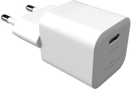 Fixed Mini PD Travel Charger, USB-C, 25 W, biała (8591680145874)