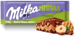 Zdjęcie Milka Mmmax Czekolada mleczna z wafelkiem Nutty Choco Wafer 300 g - Łask