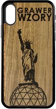 Woodencase Etui Z Drewnem Do Apple Iphone Xr Grawer Wzory