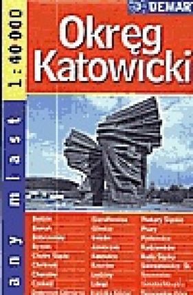 Okręg Katowicki plany miast 1:40000