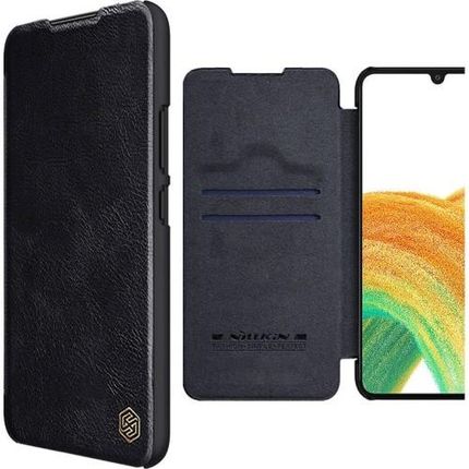 Nillkin Etui Z Klapką Qin Leather Case Do Galaxy A34 5G Czarne