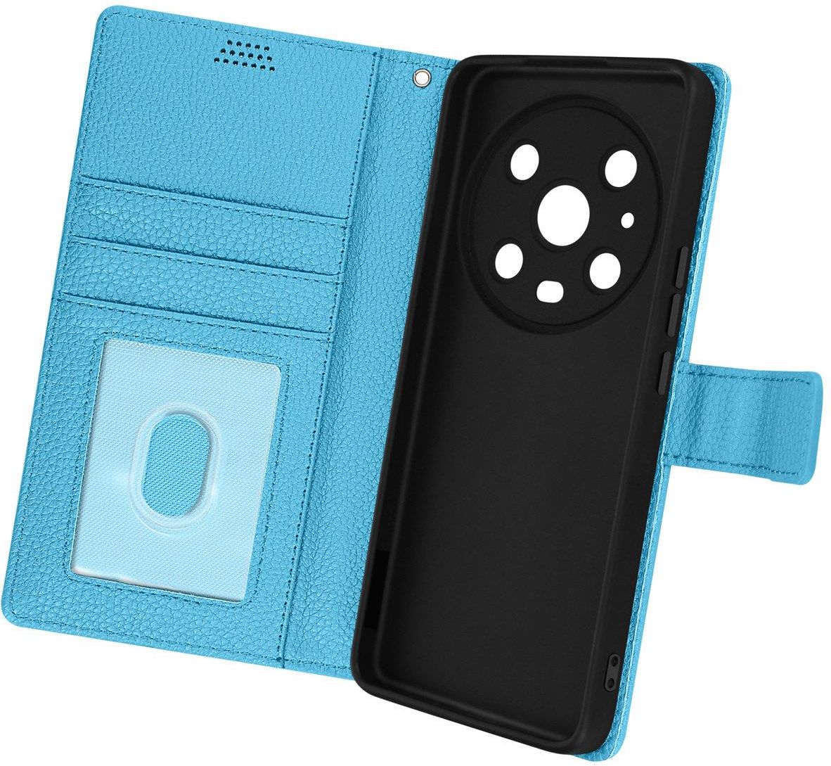 Farfalla Custodia Portafoglio Per Huawei Honor Magic4 Lite (4G/5G) - Cover Flip In Pelle Con Slot E Supporto, Blu