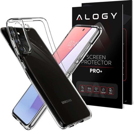 Spigen Etui Na Telefon Liquid Crystal Do Samsung Galaxy S21 Fe Clear + Szkło