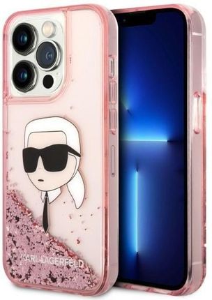 Karl Lagerfeld Klhcp14Xlnkhcp Iphone 14 Pro Max 6 7" Różowy/Pink Hardcase Glitter Head