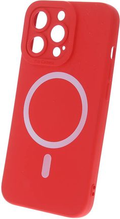 Telforceone Nakładka Silicon Magsafe Do Iphone 12 Pro Max 6 7" Czerwona