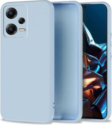 Tech-Protect Silikonowe Etui Icon Do Xiaomi Poco X5 5G / Redmi Note 12 Niebieskie