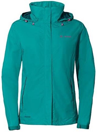 VAUDE Damska lekka kurtka przeciwdeszczowa – Women's Escape Light Jacket, wodoszczelna kurtka outdoorowa, oddychająca wiatrówka z kapturem, chroniąca