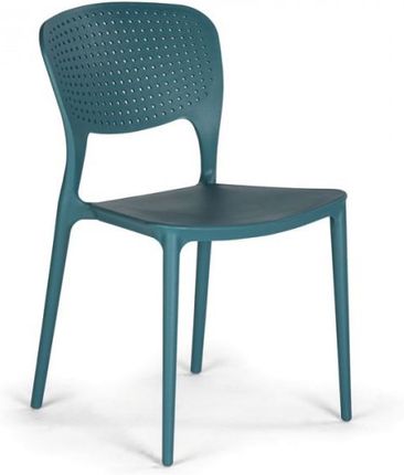 Plastikowe Krzesło Do Jadalni Easy Ii Niebieskie 917003