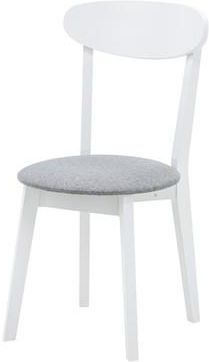 Salony Agata Krzesło Białe Z Okrągłym Siedziskiem Joka 62401