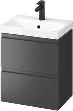 Zdjęcie Cersanit Szafka Z Umywalką 50 Antracyt Moduo Slim (S801470DSM) - Czchów