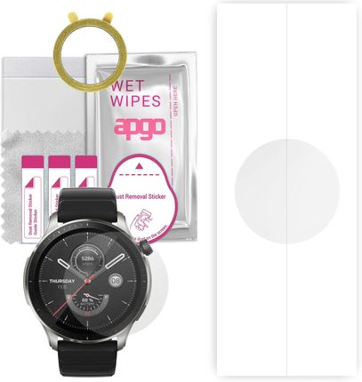 Apgo 1x Folia hydrożelowa do Amazfit GTR 4 - Smartwatch Hydrogel Protection Ochrona na ekran smartwatcha