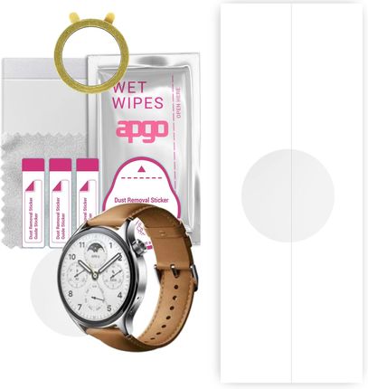 Apgo 1x Folia hydrożelowa do Xiaomi Watch S1 Pro - Smartwatch Hydrogel Protection Ochrona na ekran smartwatcha