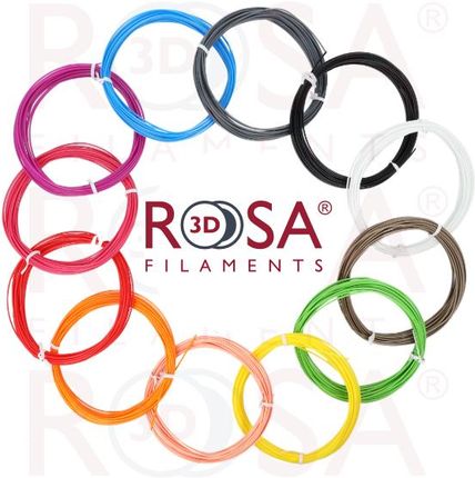 Filament ROSA3D PEN PACK PLA 12 basic colours x 10m