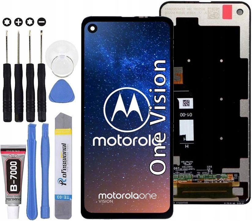 DISPLAY MOTOROLA MOTO ONE VISION NERO - Around Tech