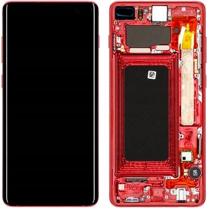 Samsung Wyświetlacz LCD S10+ Plus G975 Red Oryg