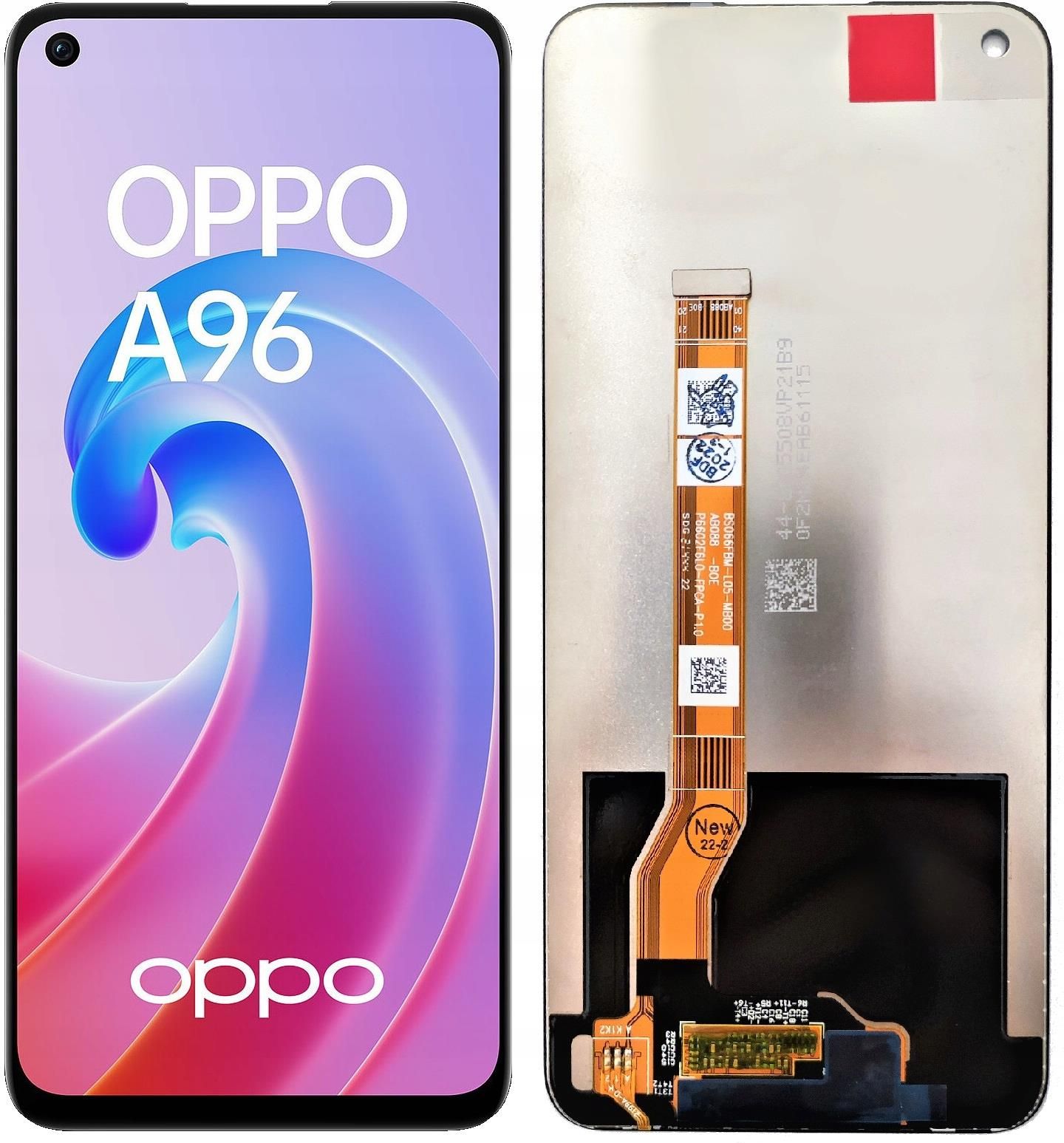 Podzespoły do telefonu Opp LCD Wyświetlacz Ekran Dotyk do Oppo A96