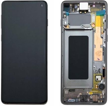 Samsung Wyświetlacz LCD S10 G973 Black Oryg Amoled
