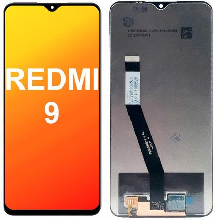 Xiaomi Wyświetlacz LCD Redmi 9 Czarny