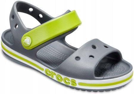 Sandały dla dzieci Crocs Bayaband szaro-zielone 205400 025