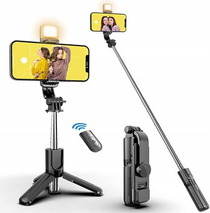 Nela-Styl Selfie-stick Kijek Do Telefonu Tripod Statyw Led