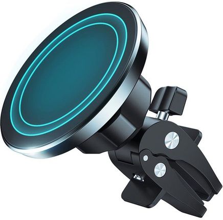 Crong Carclip Magnetic Magnetyczny uchwyt samochodowy MagSafe (czarny) 