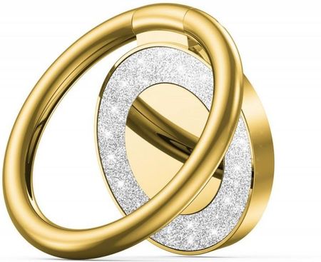 Tech-Protect Uchwyt na Telefon na Palec Ring z Podstawką Tech Protect Glitter Gold
