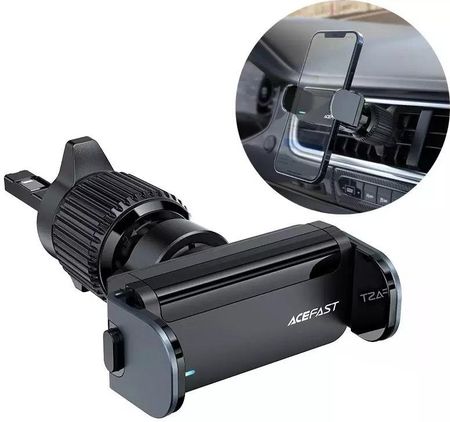 Joyroom Support de téléphone automatique de voiture Acefast sur la grille de ventilation noir (D9 noir)