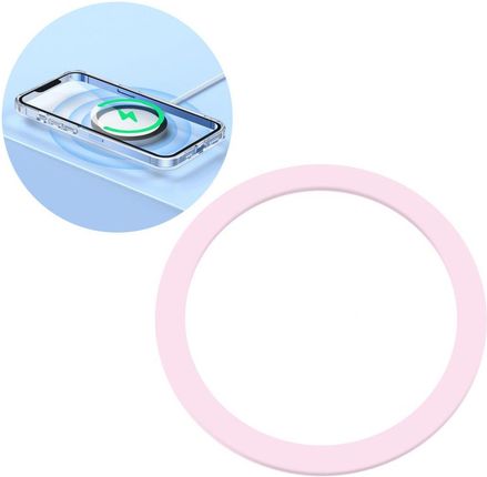 Joyroom Pierścień magnetyczny metalowy różowy (JR-Mag-M3)
