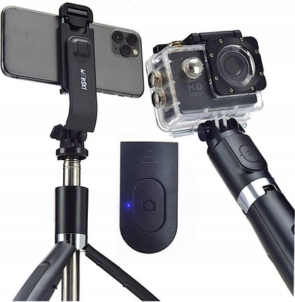Webski Kijek Selfie Trójnóg Statyw Pilot Bluetooth