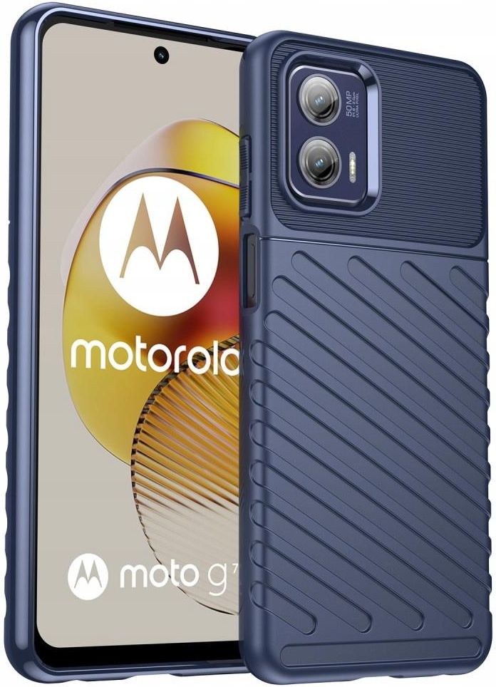 Hoes met Ring voor Motorola Moto G73 5G, Magnetische Bescherming met